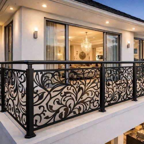 Guarda corpo com corte a laser