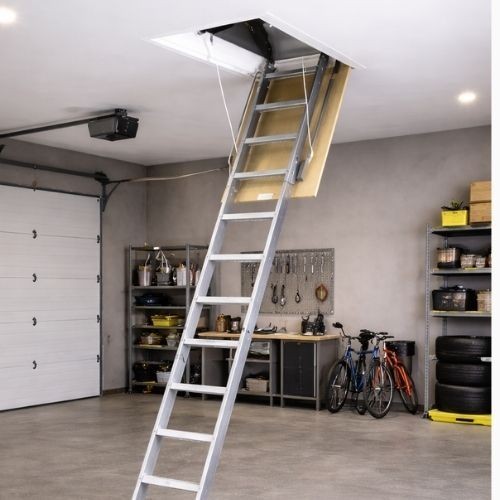 Escada para sótão corte a laser