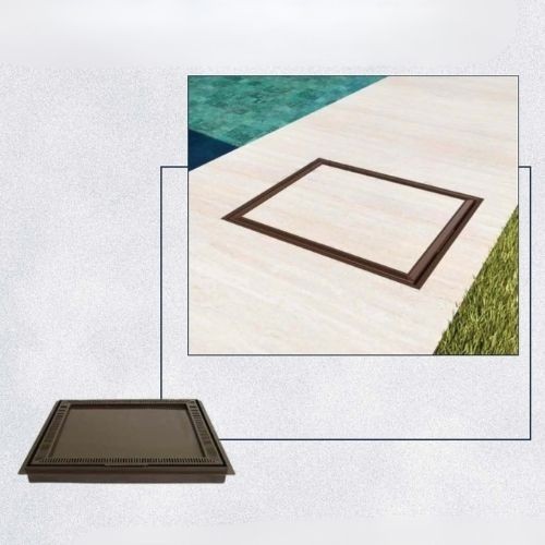 tampa casa de máquinas com grelha aparente