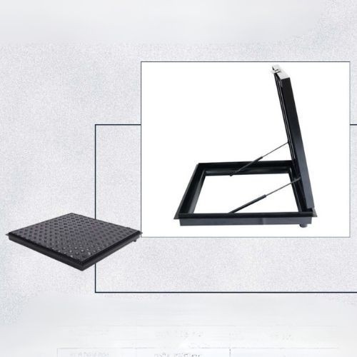 tampa casa de máquina antiderrapante