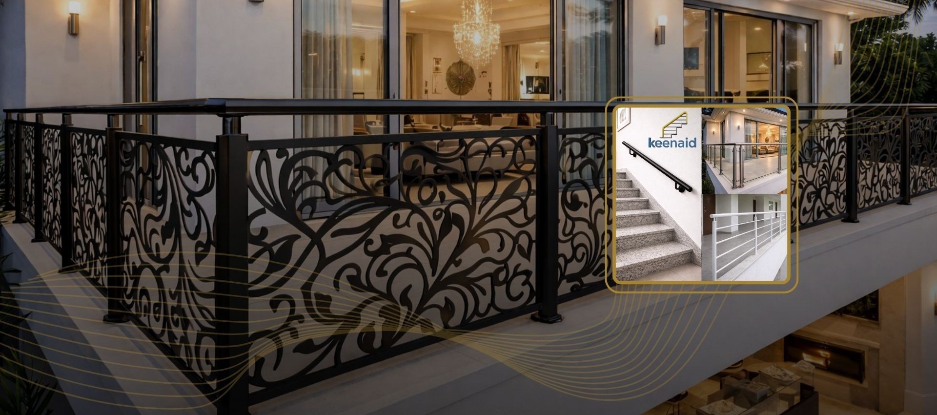 Guarda-corpos e corrimãos de alto padrão