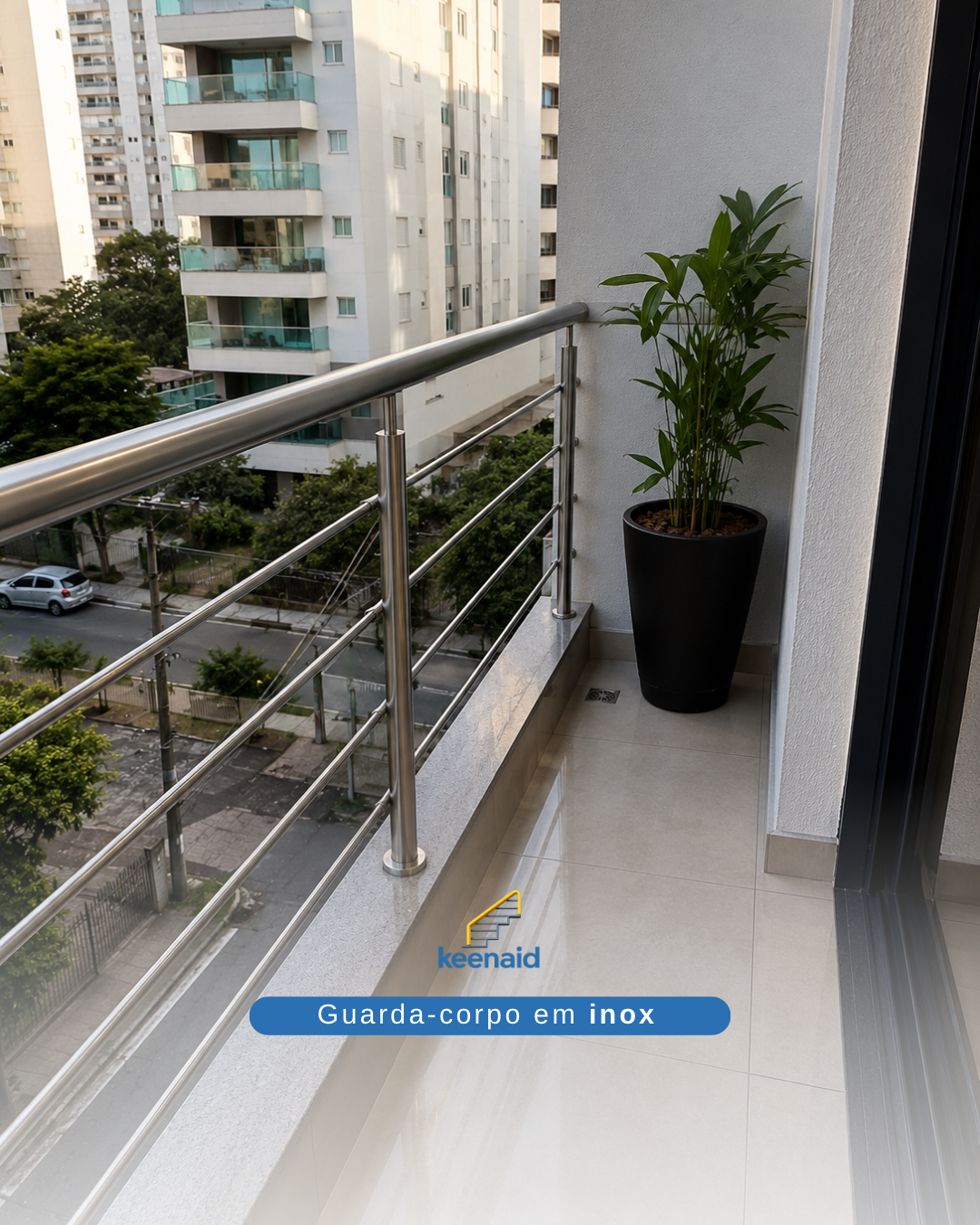Guarda-corpo inox