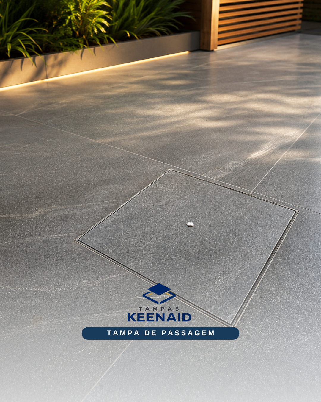TAMPA DE PASSAGEM INSTALADA 